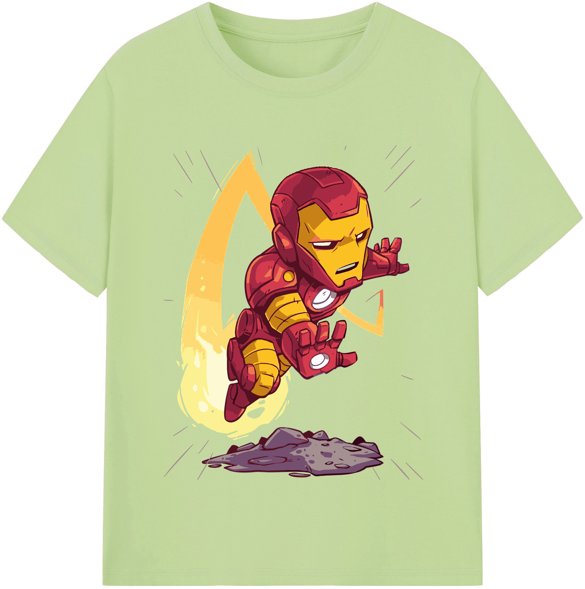 （画像用） アベンジャーズ The Avengers 綿100％半袖Tシャツ（フロントプリント）